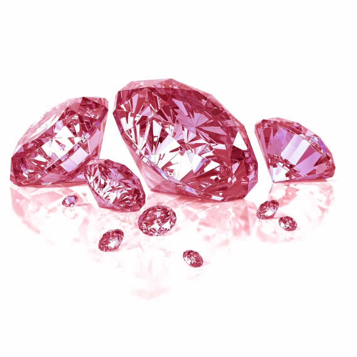 Pink Diamond Dress Rings Pink Diamond Dress Rings
