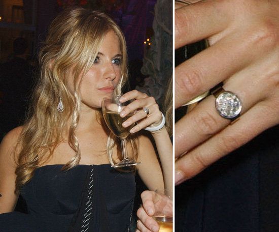 sienna miller vintage engagement ring