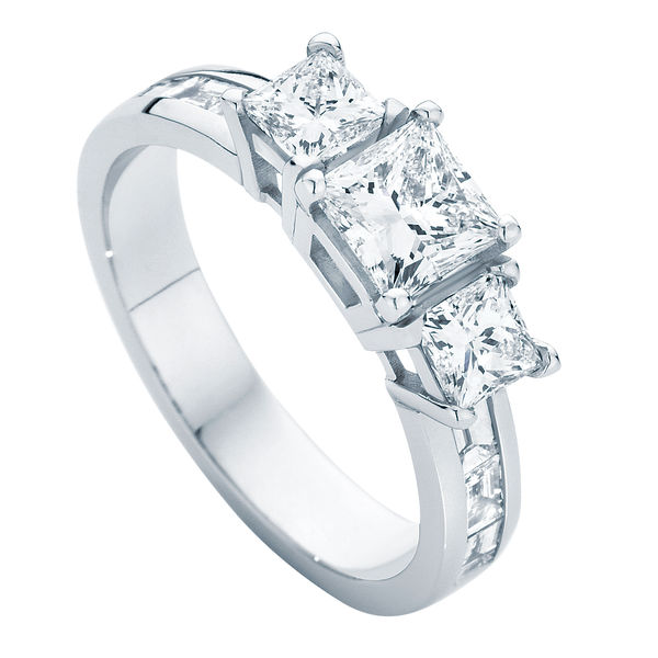 Allure White Gold Engagement Ring