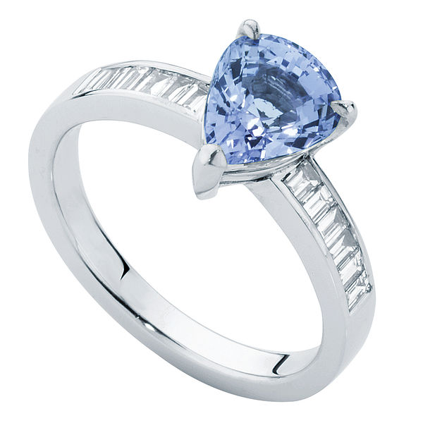 Azure White Gold Engagement Ring