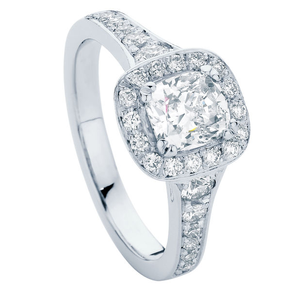 Blanco White Gold Engagement Ring