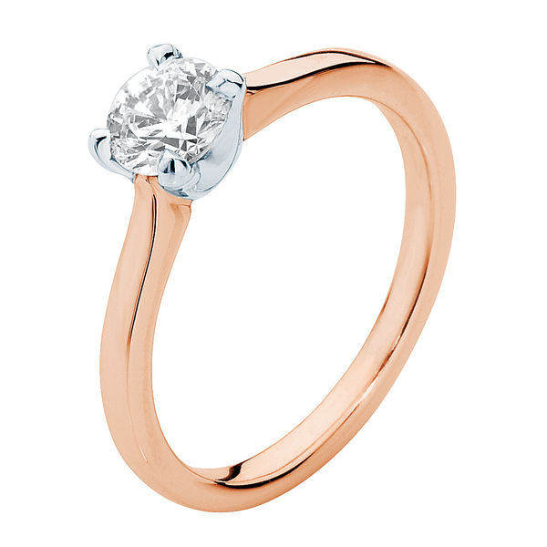 Cupid Rose Gold Engagement Ring