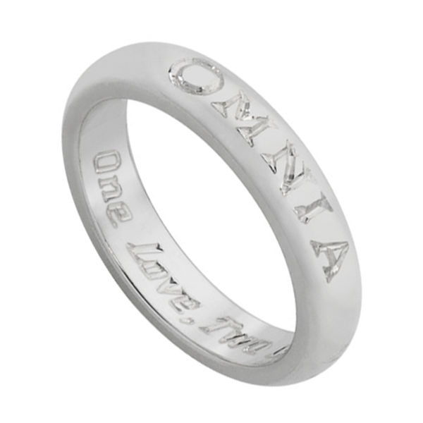 Inscription II Platinum Wedding Ring