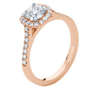 Rosetta Rose Gold Engagement Ring