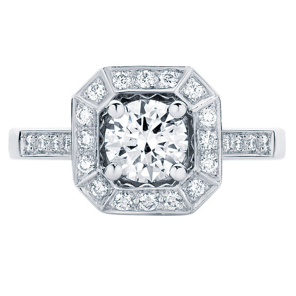 Tesoro White Gold Engagement Ring