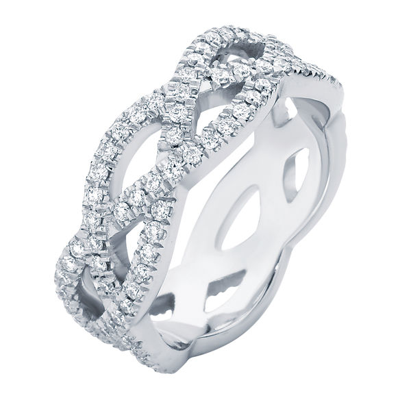 Trinity White Gold Wedding Ring