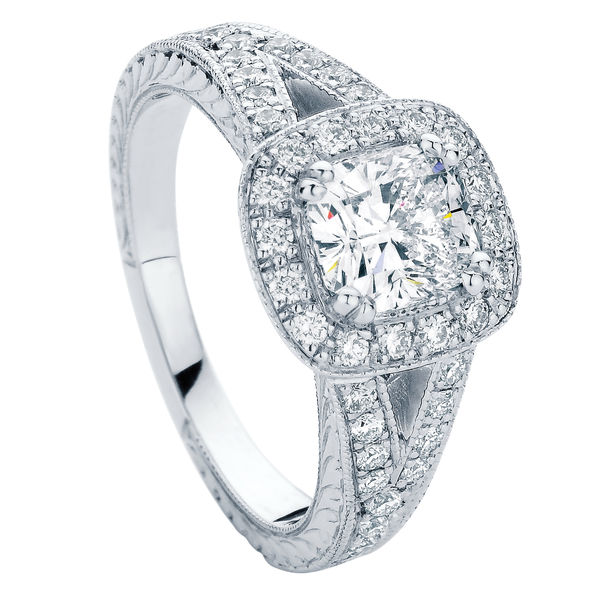 Victoria White Gold Engagement Ring