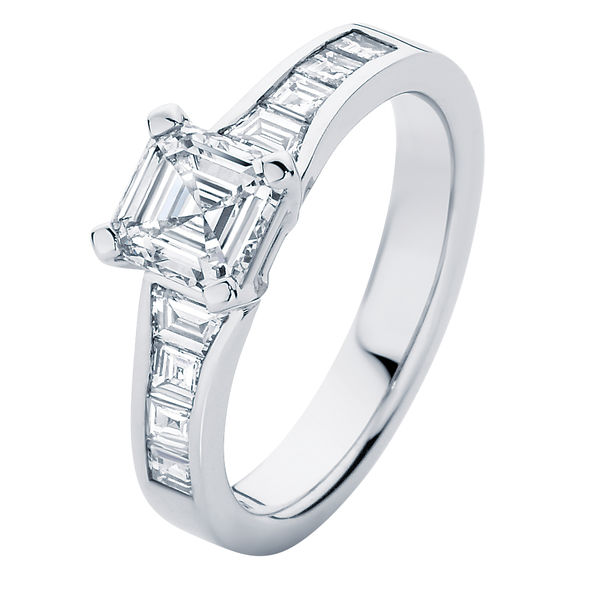 Zen Platinum Engagement Ring