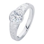 Empress White Gold Engagement Ring