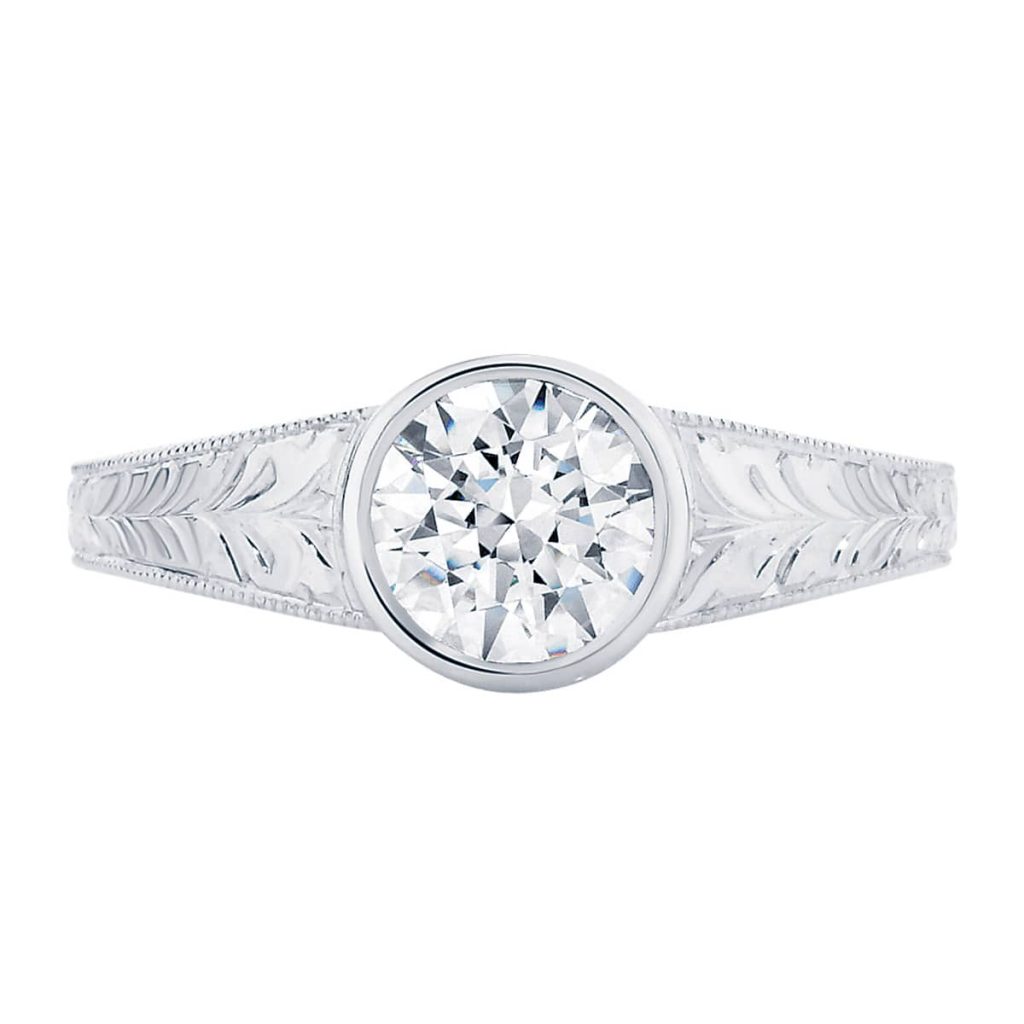 Empress White Gold Engagement Ring