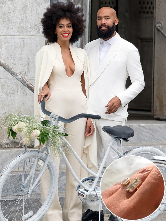 Solange Knowles' engagement ring