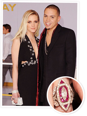 Ashlee Simpson engagement ring