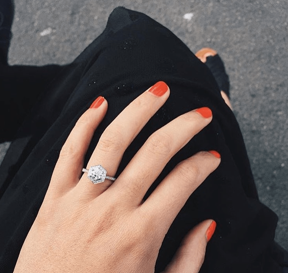 Man Holding Woman Hand with Engagement Ring · Free Stock Photo