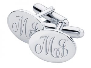 Hand engraved cufflinks