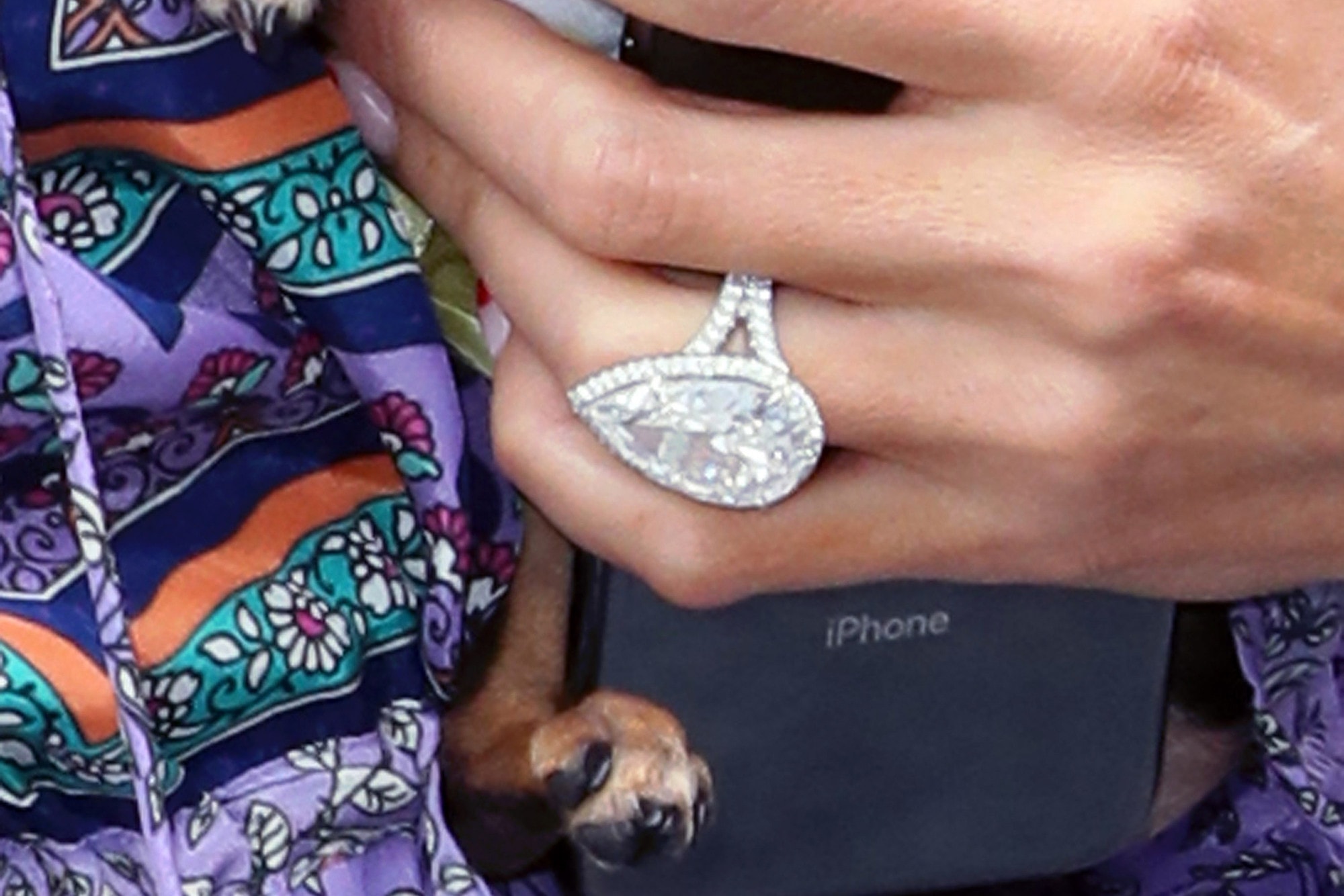 Biggest celebrity diamond engagement rings