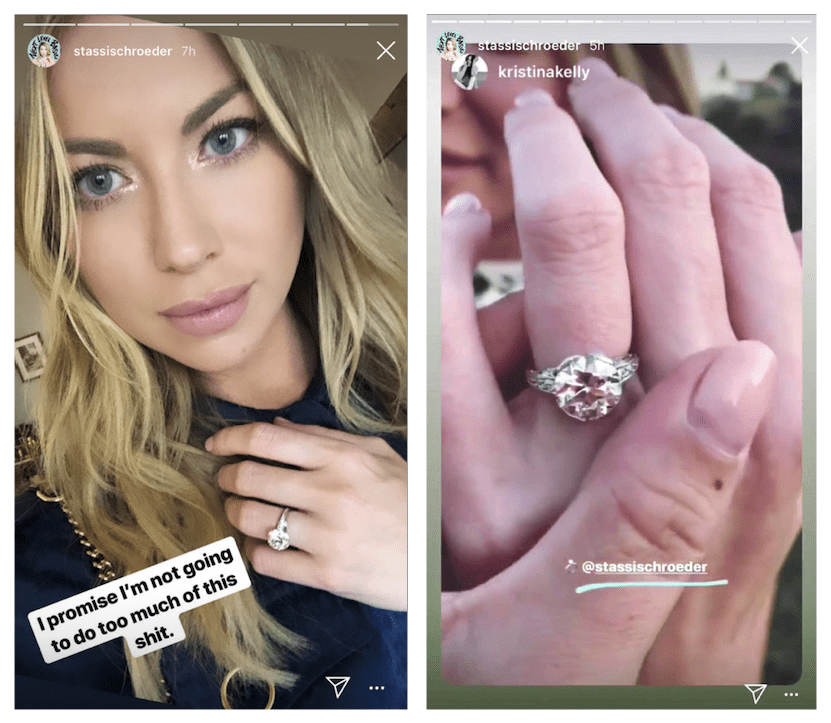 Stassi Schroeder's engagement ring