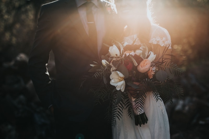 How to incorporate black into your wedding