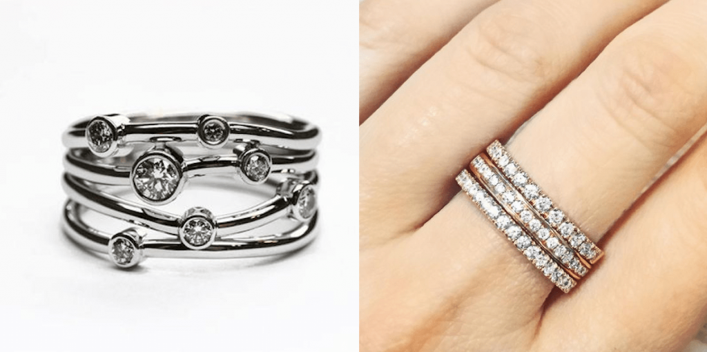 unique stack rings