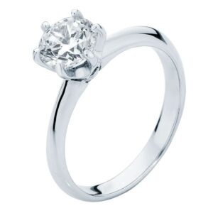 Elegance White Gold Engagement Ring