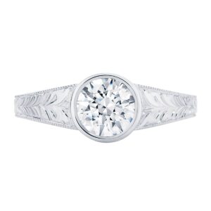 Empress White Gold Engagement Ring