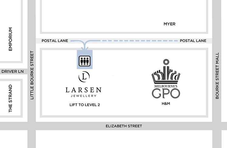 Larsen Jewellery Location