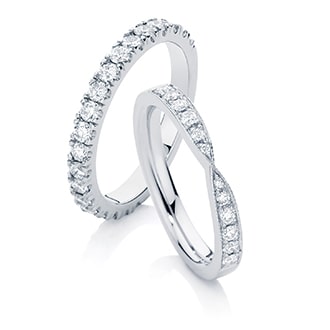 Women's Wedding Ring Designs by Australian Designers at Larsen Jewellery in Melbourne