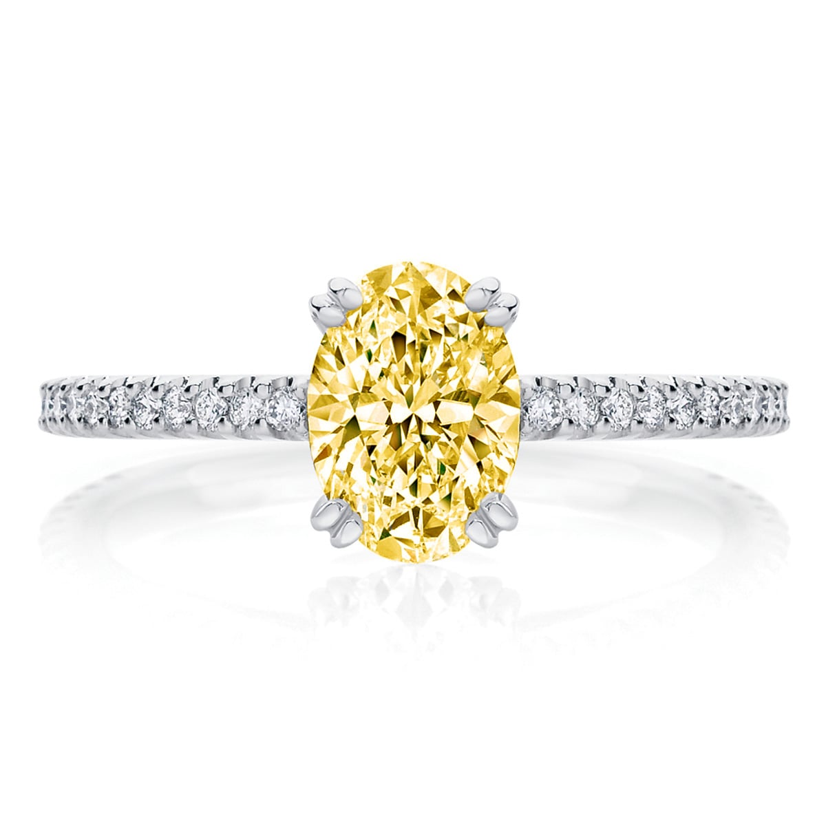 Yellow Diamond Engagement Ring