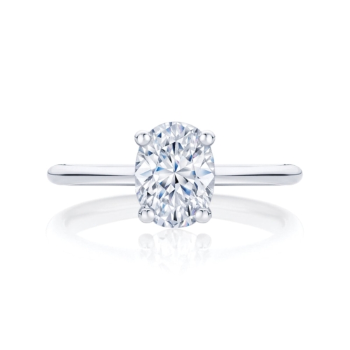Oval Cut Engagement Ring Platinum | Oval Solitaire