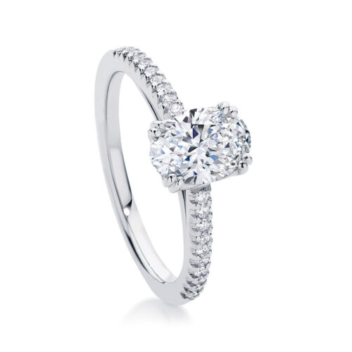 Oval Cut Diamond Engagement Rings | Larsen Jewellery