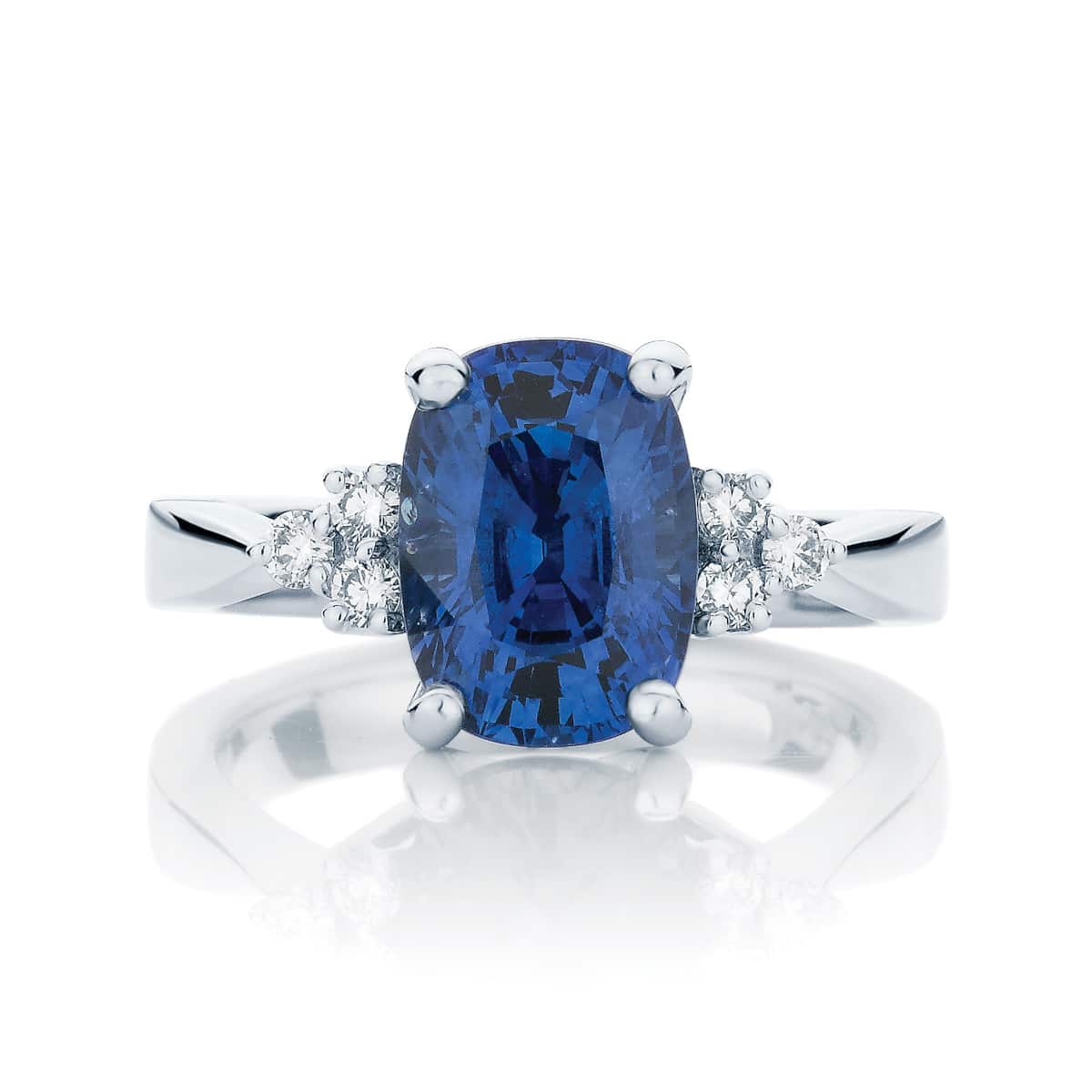 Cushion Other Engagement Ring Platinum | Cobalt