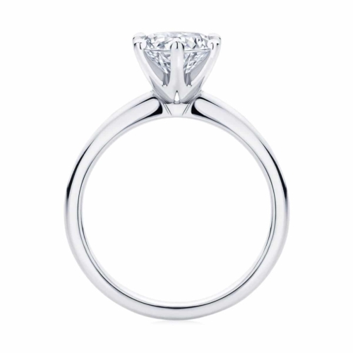 Round Solitaire Engagement Ring Platinum | Elegance