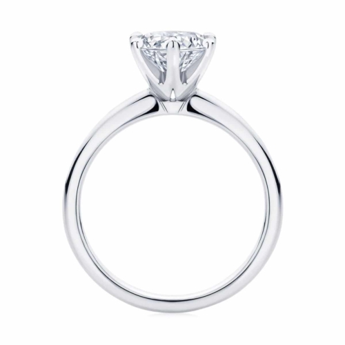 Round Solitaire Engagement Ring Platinum | Elegance