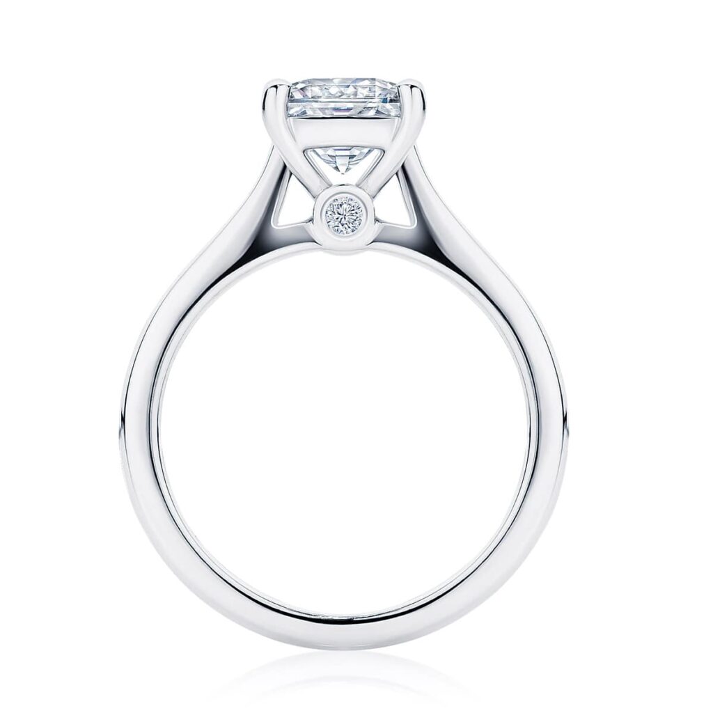 Modern Princess Cut Diamond Engagement Ring Faith