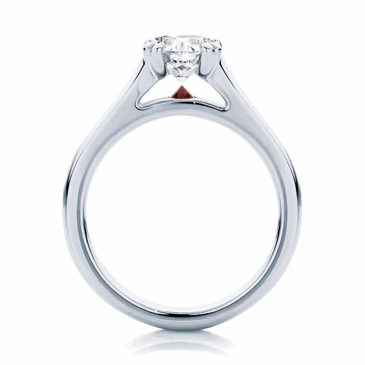 Round Other Engagement Ring Platinum | Hour Glass