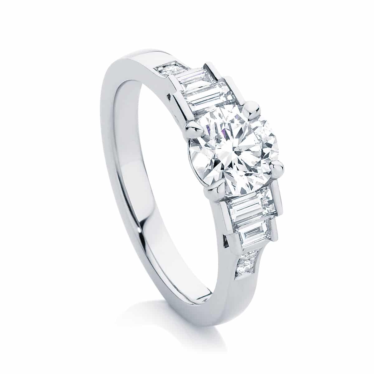 Round Other Engagement Ring White Gold | Liberty