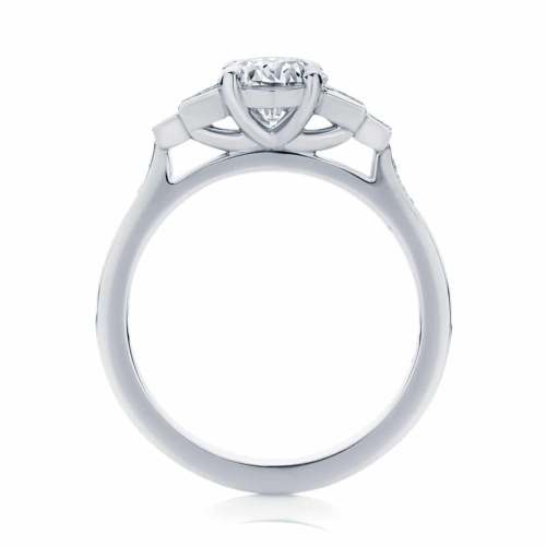 Round Other Engagement Ring White Gold | Liberty