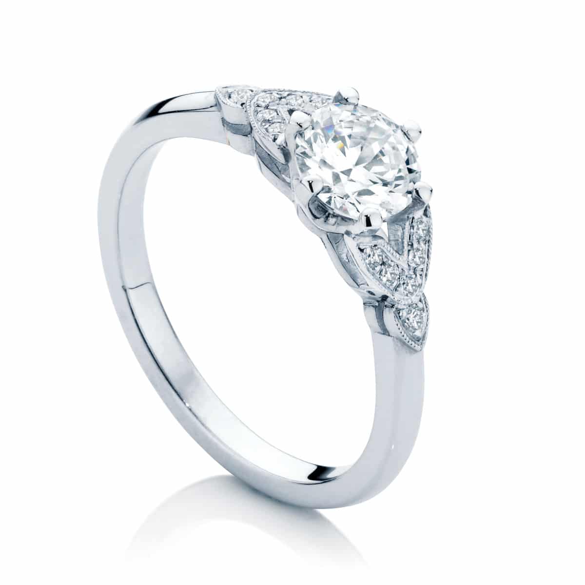 Round Other Engagement Ring Platinum | Morning Star