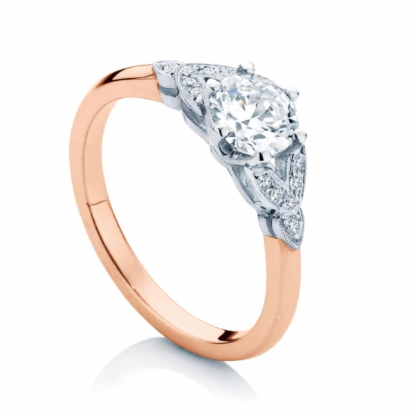 Round Other Engagement Ring Rose Gold | Morning Star