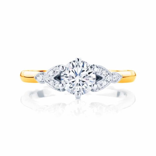 Round Other Engagement Ring Rose Gold | Morning Star