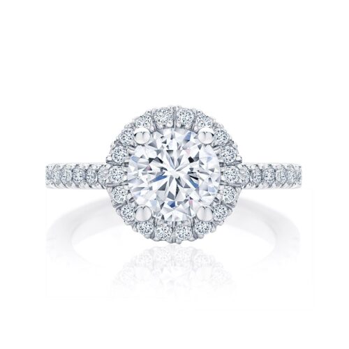 Halo of diamonds sale