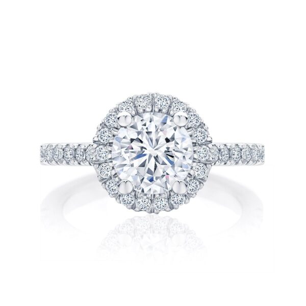 Situation teknisk charter Halo Engagement Rings | Larsen Jewellery