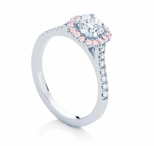 Sapphire Engagement Ring White Gold | Rosetta IV