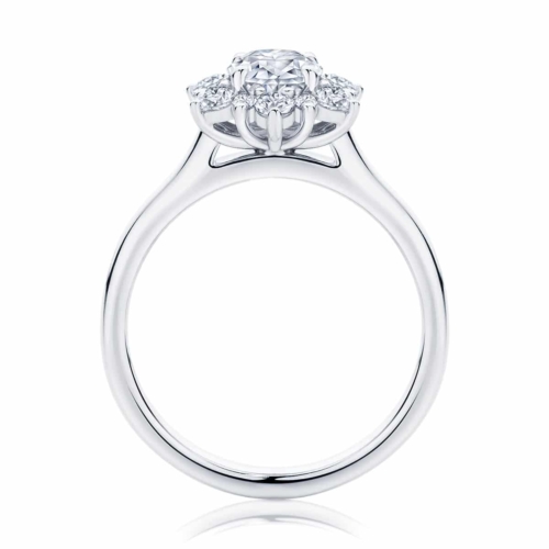 Round Other Engagement Ring Platinum | Snowflake