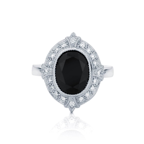 Oval Halo Engagement Ring Platinum | Venezia