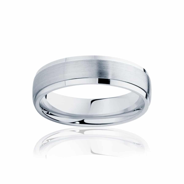Mens Platinum Wedding Ring|Alto