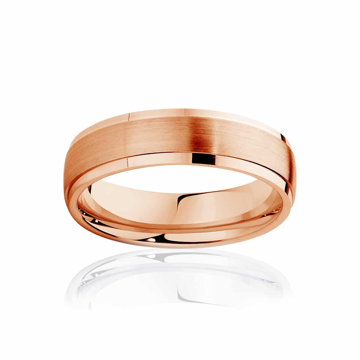 Mens Rose Gold Wedding Ring|Alto