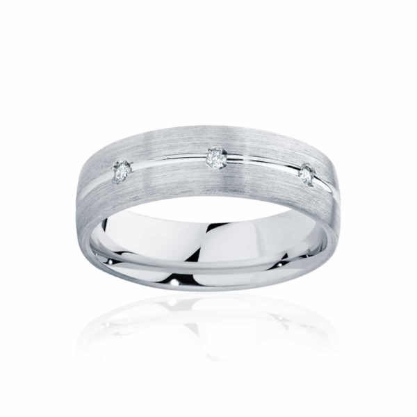Mens Platinum Wedding Ring|Apollo