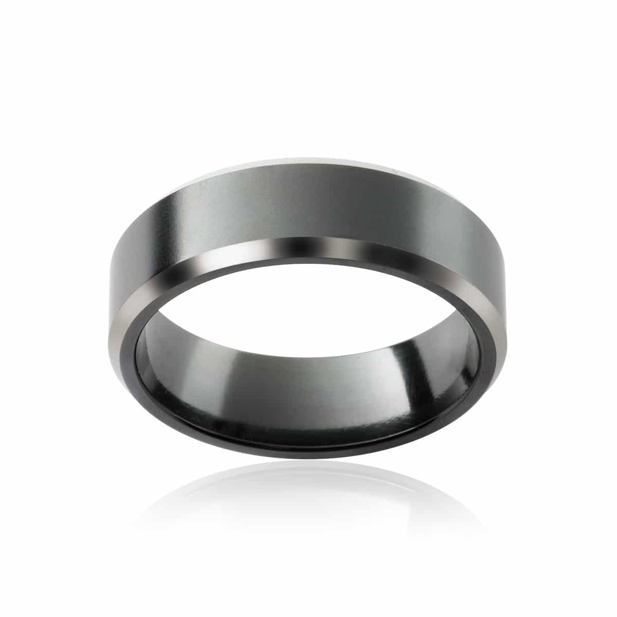 Mens Zirconium Wedding Ring|Argo