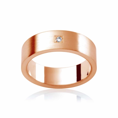 Mens Rose Gold Wedding Ring|Berkshire