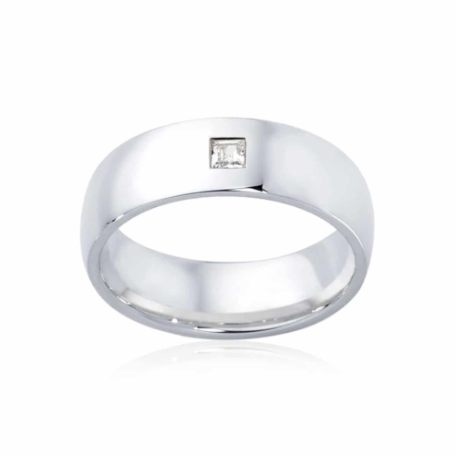 Mens Platinum Wedding Ring|Bordeaux